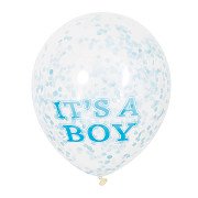 Confetti Balloons Boy, 6pcs.