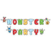 Letter Garland Monster Party