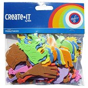 Foam stickers Animals, 64 pcs.