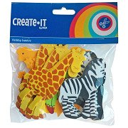 Foam stickers Animals, 32 pcs.