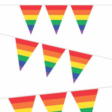 Flag line Rainbow, 10mtr.
