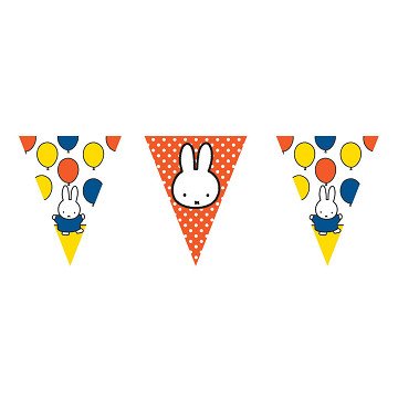 Miffy Wimpelkette, 10mtr.