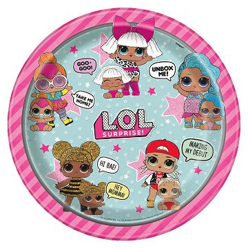 LOL Surprise Plates, 8 pcs.