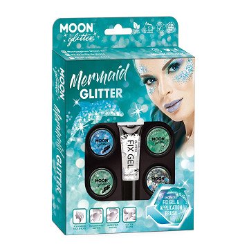 Schmink en Glitterset Zeemeermin