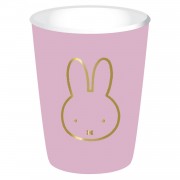 Cups Miffy Pink, 8 pcs.