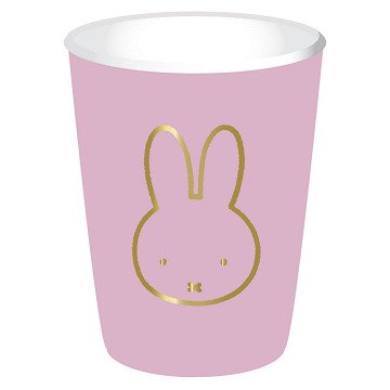 Tassen Miffy Pink, 8 Stk.