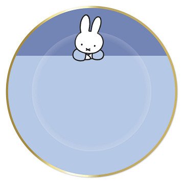 Teller Miffy Blue, 8 Stk.