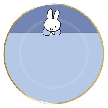 Teller Miffy Blue, 8St.