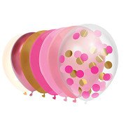 Luftballons Prinzessinnenfarben, 10 Stk.