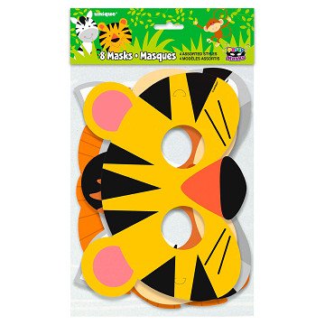 Maskers Dieren, 8st.