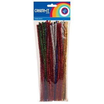 Chenille Glitter, 50 pcs.