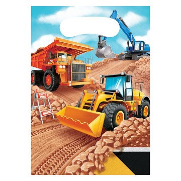 Arbeitsfahrzeuge-Handout-Taschen, 8-tlg.