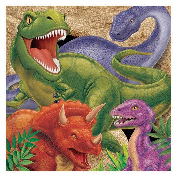 Dino Napkins, 16pcs.