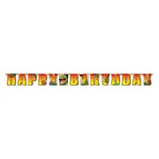 Dino-Buchstabengirlande „Happy Birthday“, 220 cm