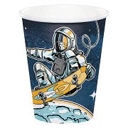 Astronautenbecher, 8 Stück.