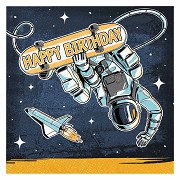Astronauten-Servietten, 16 Stk.
