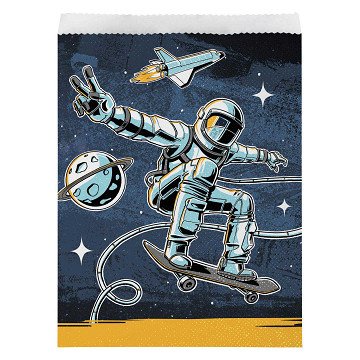 Astronauten-Partytüten, 8-tlg.