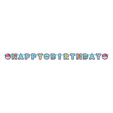 Pokemon Letterslinger Happy Birthday