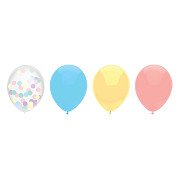 Ballon-Mix Pastell, 6-tlg.