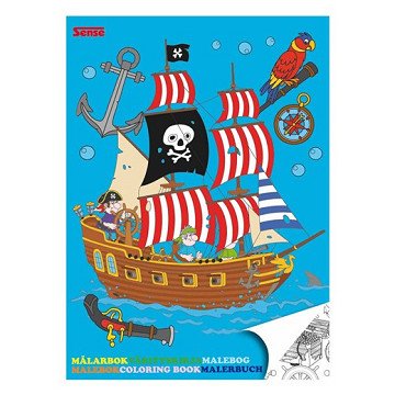 Malbuch Pirat