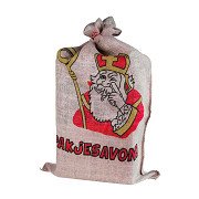 Jute Sinterklaas bag for gift evening