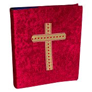 Sinterklaas-Buchumschlag mit Kreuz