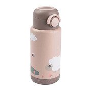 Done by Deer Isolierte Trinkflasche Tiny Farm - Pink