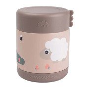 Done by Deer Insulated Food Bowl Tiny Farm - Pink