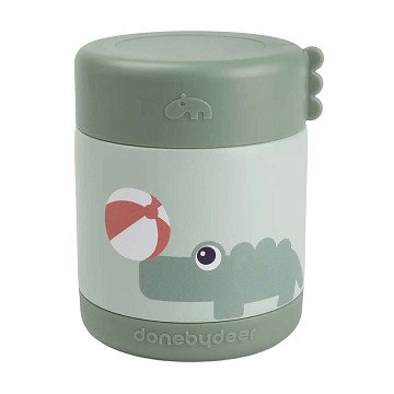 Done by Deer Insulated Food Container 300ml - Green
