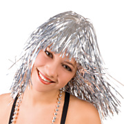 Wig Metallic Silver Adult