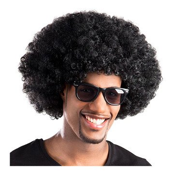 Perücke Afro Schwarz Erwachsene