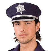 Polizeimütze Offizier (Größenverstellbar)