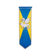Knight Banner - Blue/Yellow