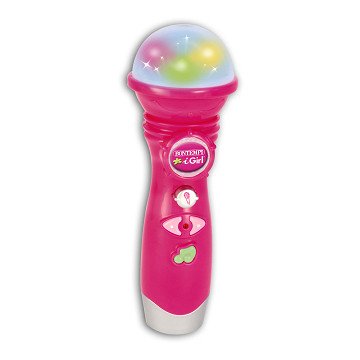 Bontempi Karaoke Microphone with Recording Function, Pink