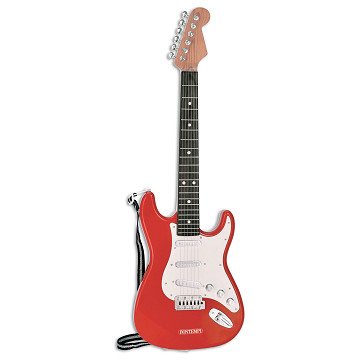 Bontempi E-Gitarre Rot mit Gitarrengurt