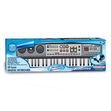 Bontempi Digital Keyboard Black, 49 keys