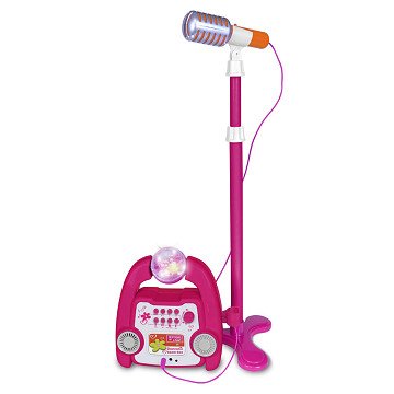 Bontemi Boom Box with Stage Microphone Pink