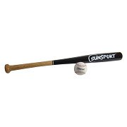 Bex Sunsport Baseball Bat with Ball, 86cm