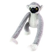 Jungle Mates Plush Toy - Lemur Maki Gray Black