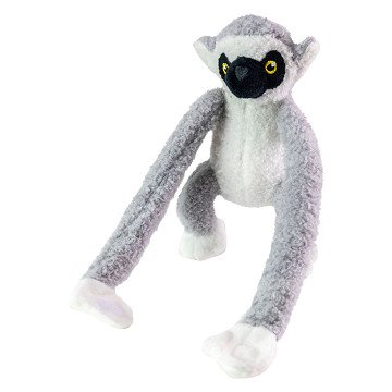 Jungle Mates Plüschtier – Lemur Maki Grau Schwarz