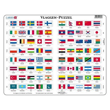 Larsen Flags of the World, 80 pcs.
