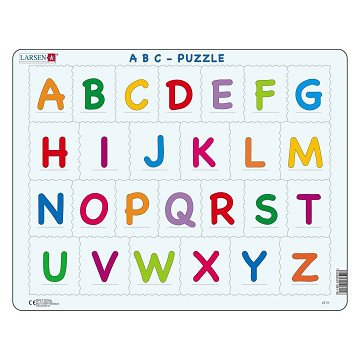 Larsen Puzzle „Alphabet lesen lernen“, 26-tlg.