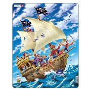 Larsen Puzzle Das Piratenschiff, 30-tlg.