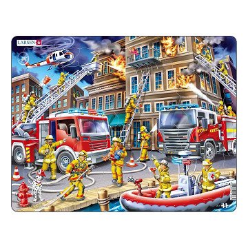 Larsen Puzzle „Die Feuerwehrmänner“, 45-tlg.