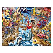 Larsen Puzzle „Die Piratenschlacht“, 39-tlg.