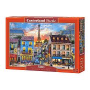 Castorland Puzzle „Straßen von Paris“, 500 Teile.