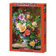 Castorland Puzzle Blumen in einer Vase, 500 Teile.