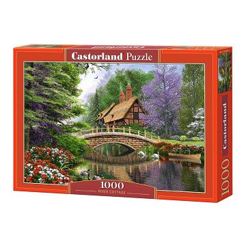 Castorland Puzzle River Cottage, 1000 Teile.