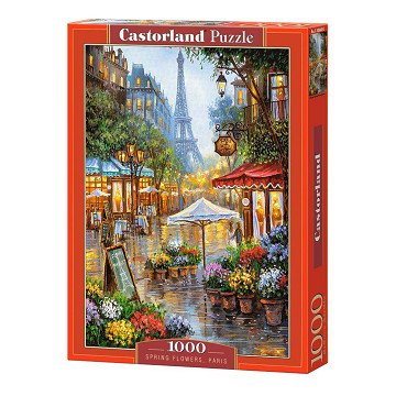 Castorland Jigsaw Puzzle Spring Flowers Paris, 1000pcs.