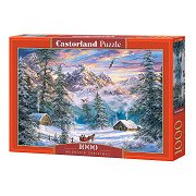 Castorland Puzzle Bergweihnachten, 1000 Teile.